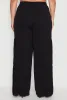 Plus Size Airy Tiered Palazzo Pants sold by Rainbow