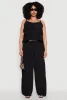 Plus Size Airy Tiered Palazzo Pants sold by Rainbow