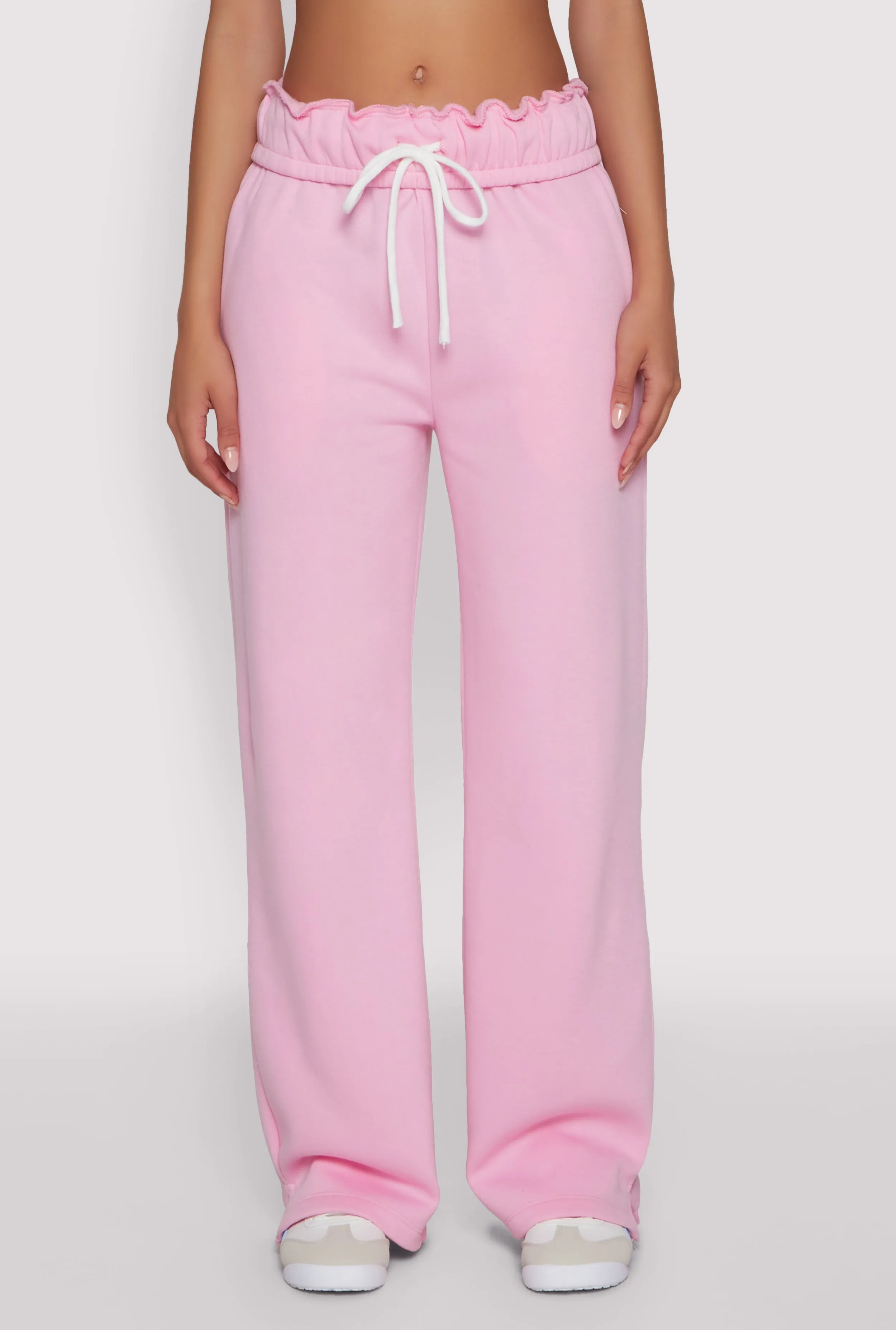 Drawstring Paper Bag Waist Sweatpants sold by Rainbow product image thumbnail 5