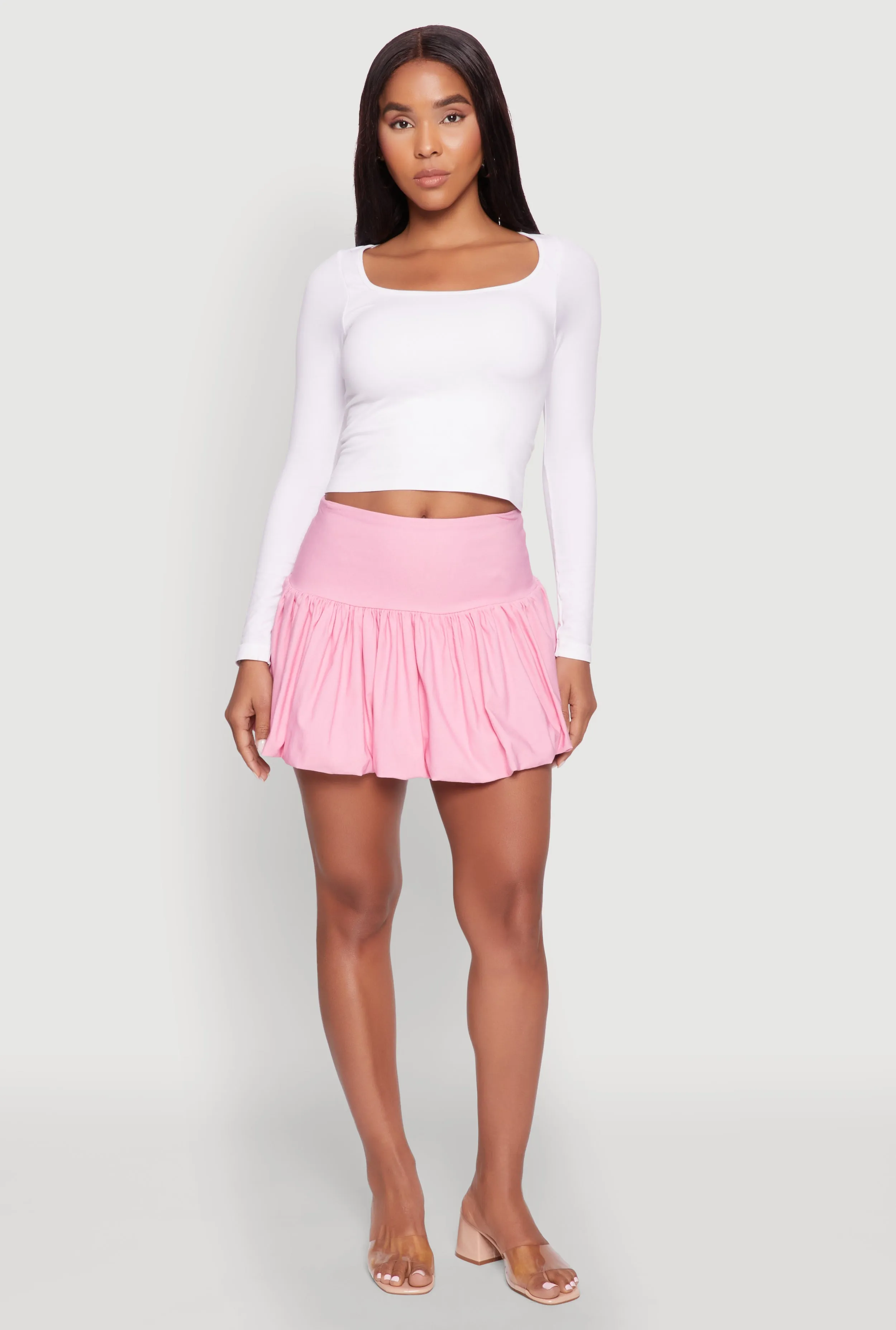 Drop Waist Bubble Hem Skirt sold by Rainbow product image thumbnail 2