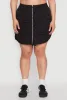 Plus Size Zip Front Cargo Pocket Skirt sold by Rainbow