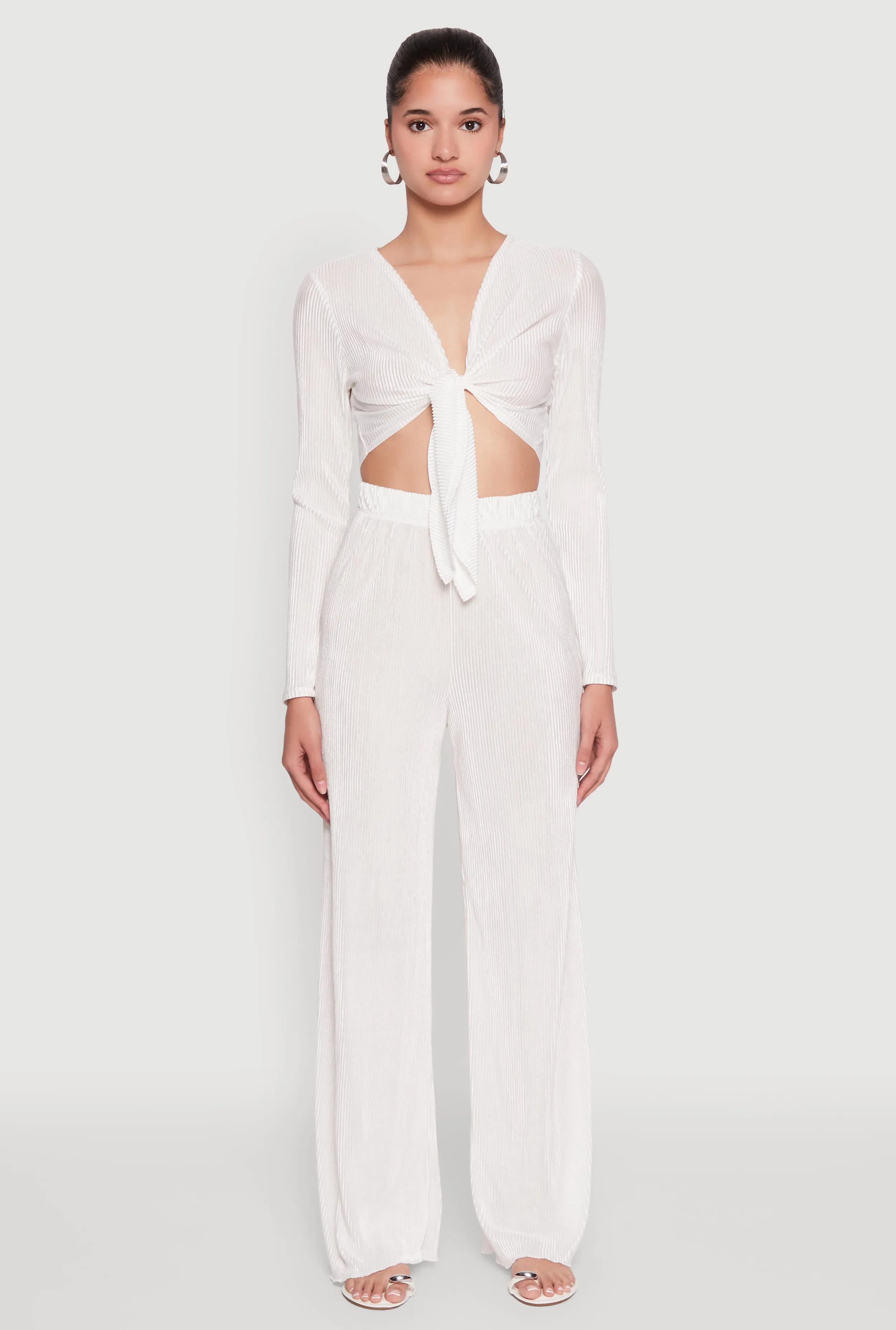 Plisse Wide Leg Pants sold by Rainbow product image thumbnail 2