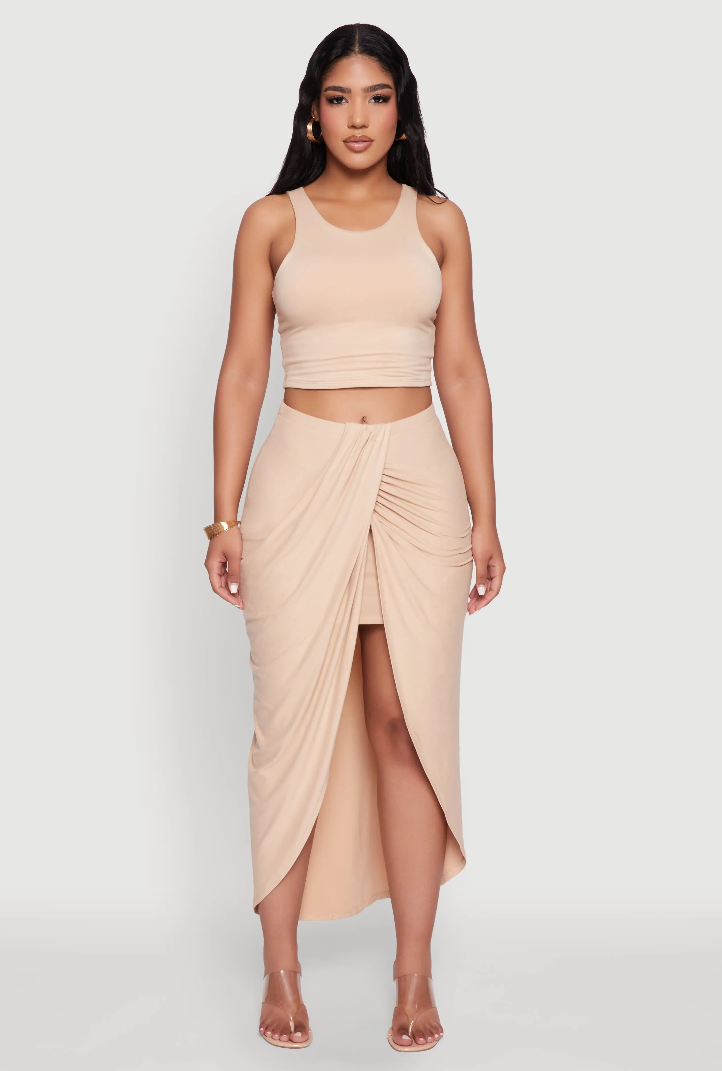 Soft Knit Cropped Tank Top sold by Rainbow product image thumbnail 2