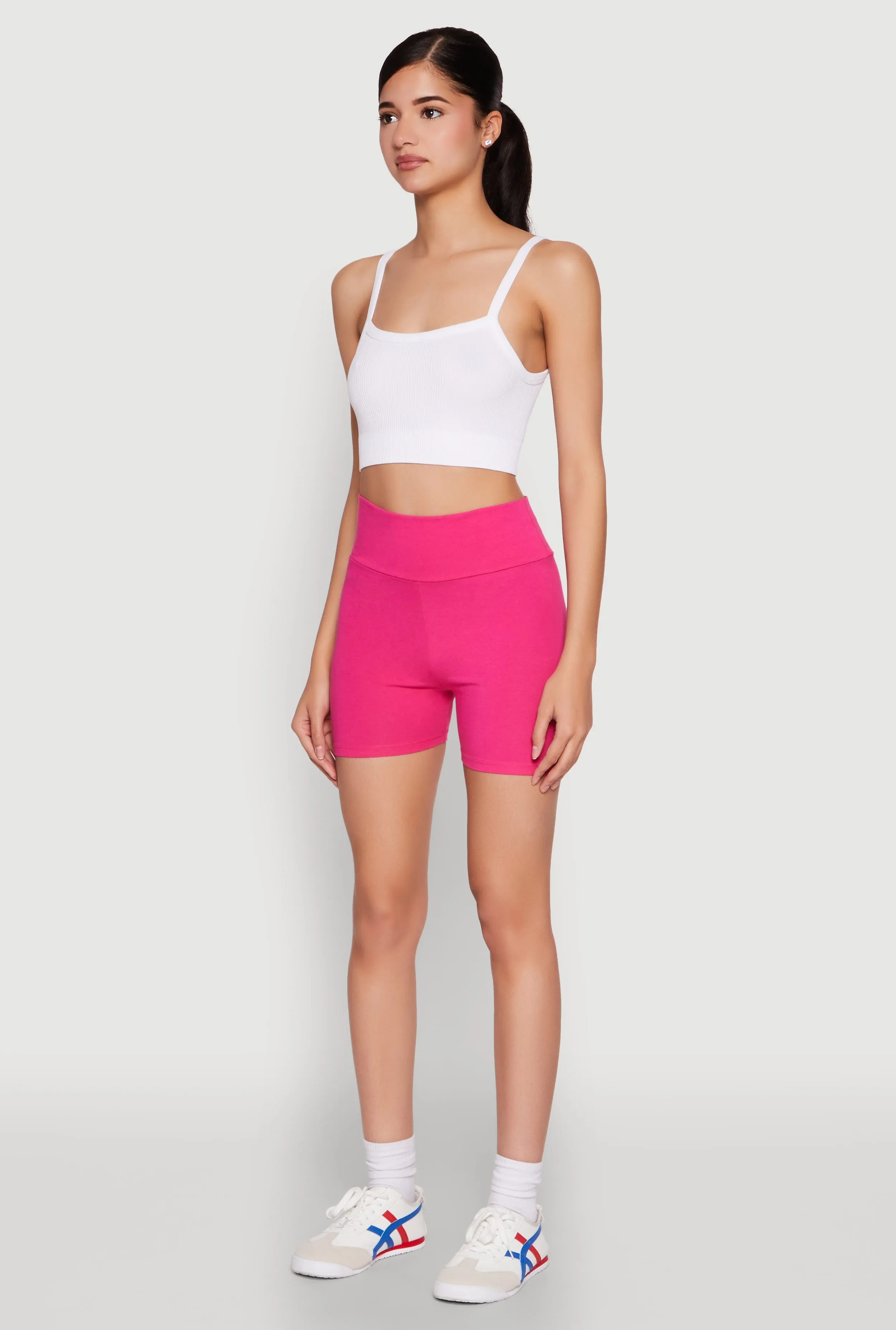 Seamless Ribbed Knit Cropped Cami sold by Rainbow product image thumbnail 5