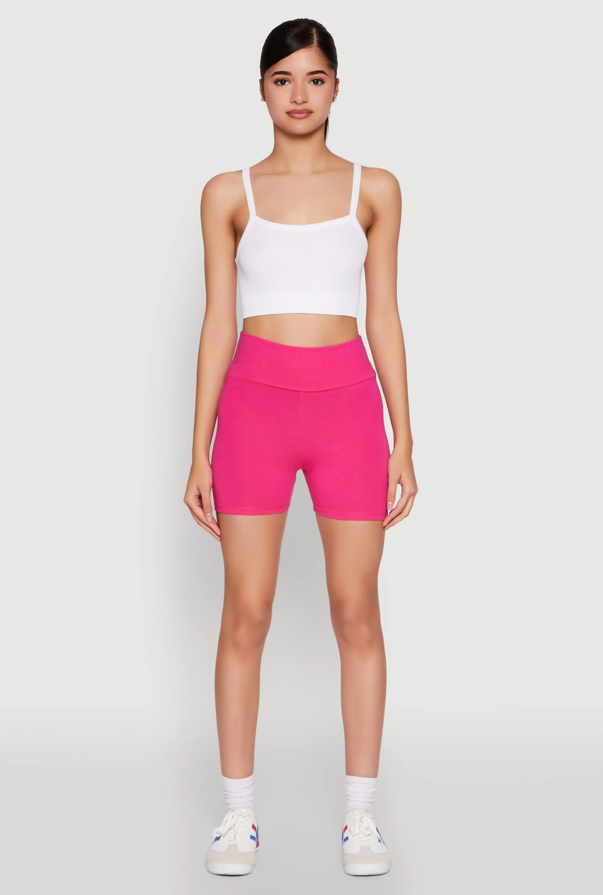 Seamless Ribbed Knit Cropped Cami sold by Rainbow product image thumbnail 3