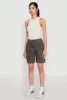 Poplin Drawstring Bermuda Shorts sold by Rainbow