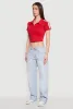 Since 1984 Graphic Cropped Polo Shirt sold by Rainbow