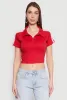 Since 1984 Graphic Cropped Polo Shirt sold by Rainbow