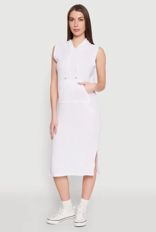 Gauze Knit Hooded Tank Dress sold by Rainbow