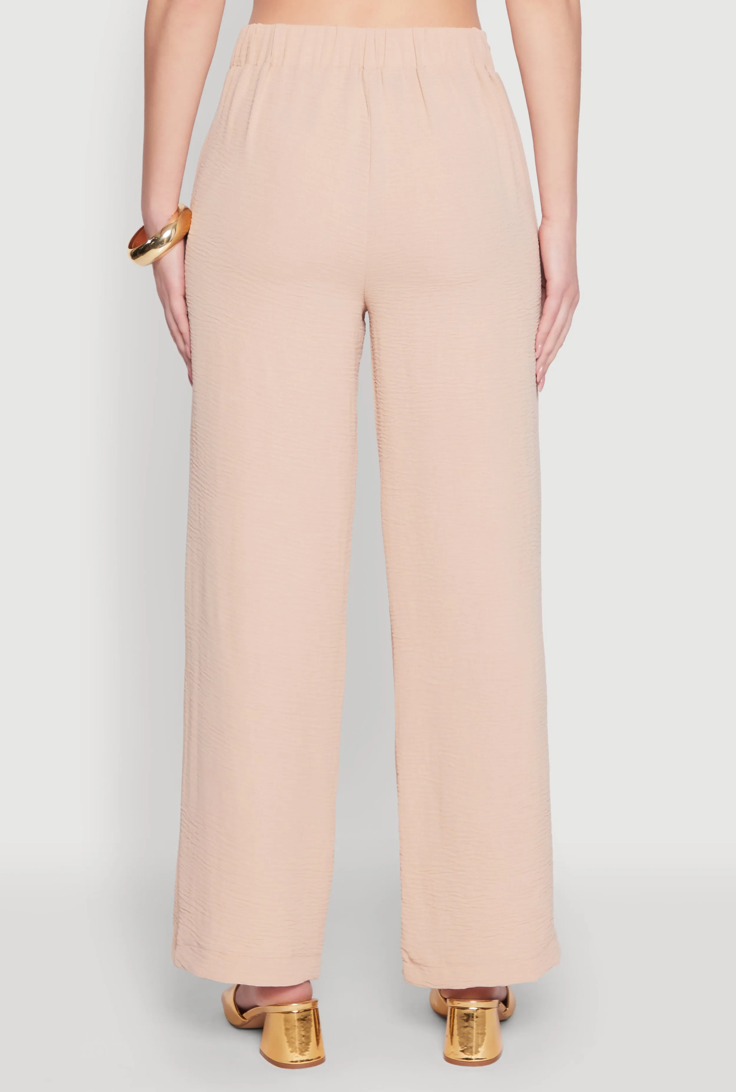 Airy Chain Belted Front Pants sold by Rainbow product image thumbnail 5