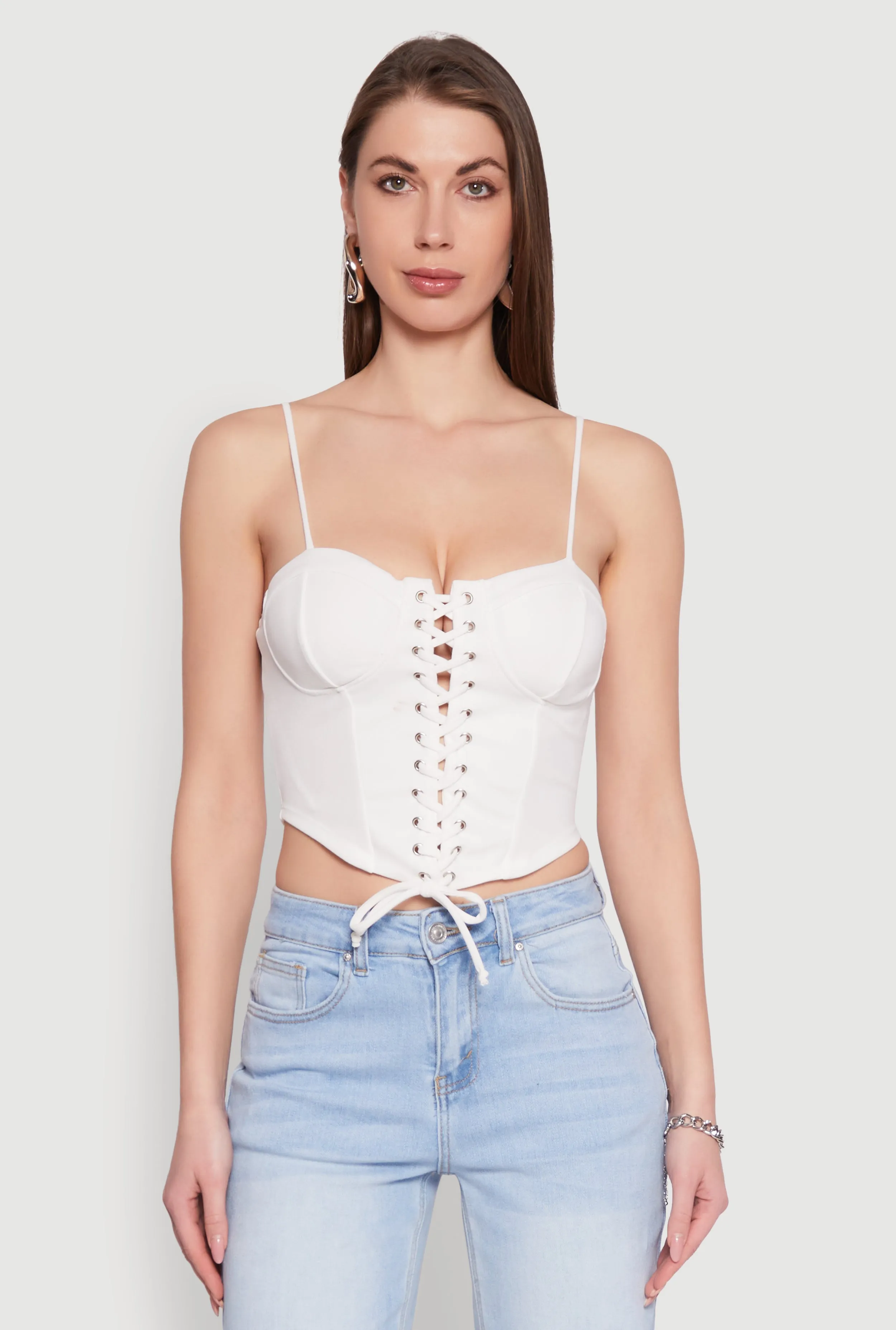 Lace Up Bustier Top sold by Rainbow product image thumbnail 2