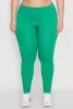 Plus Size Seamless Drawstring Waist Leggings sold by Rainbow