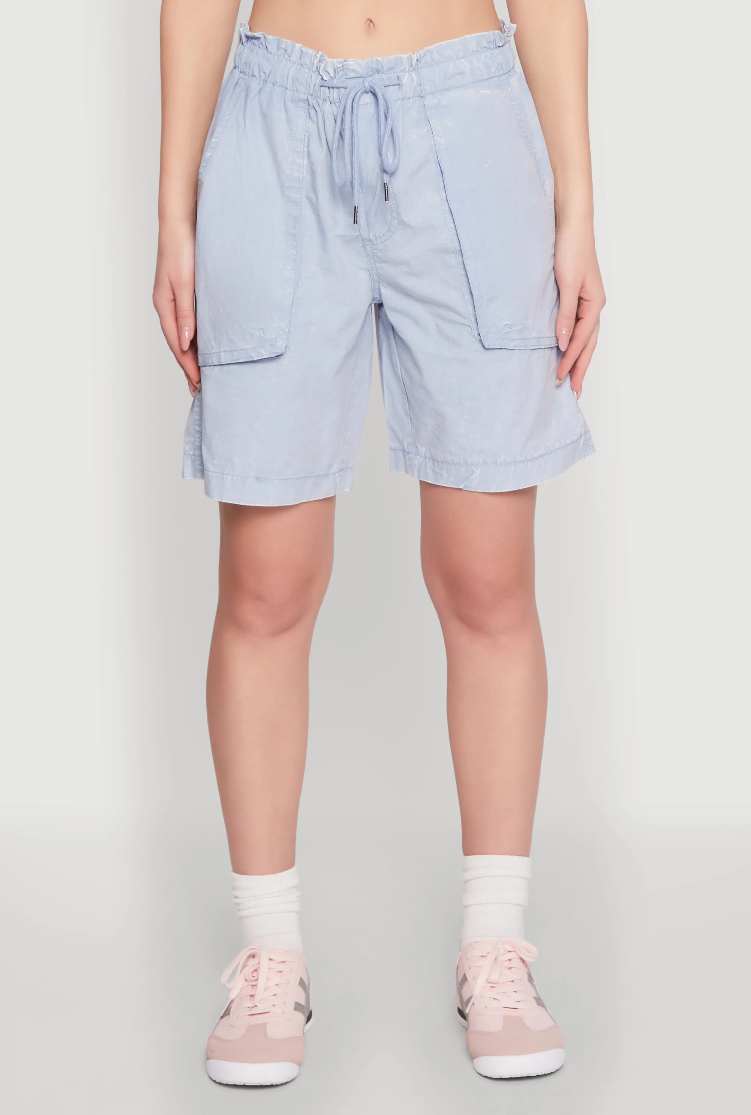 Poplin Drawstring Bermuda Shorts sold by Rainbow product image thumbnail 5