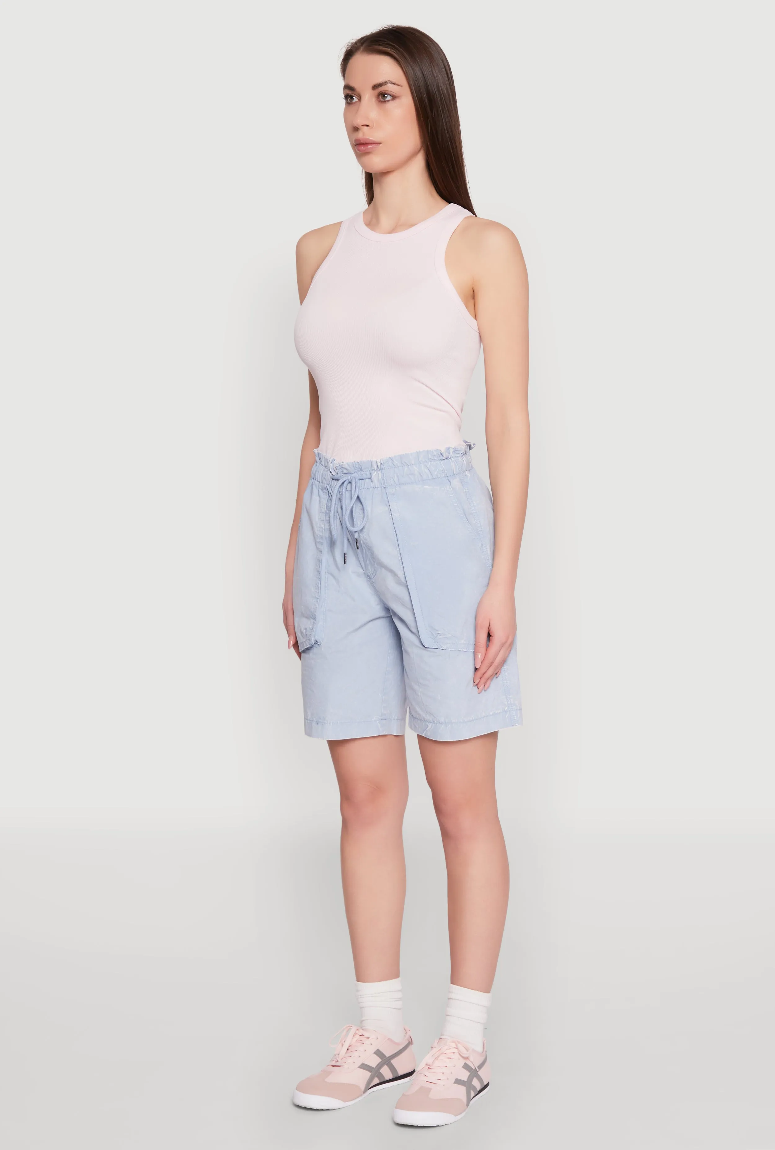 Poplin Drawstring Bermuda Shorts sold by Rainbow product image thumbnail 3