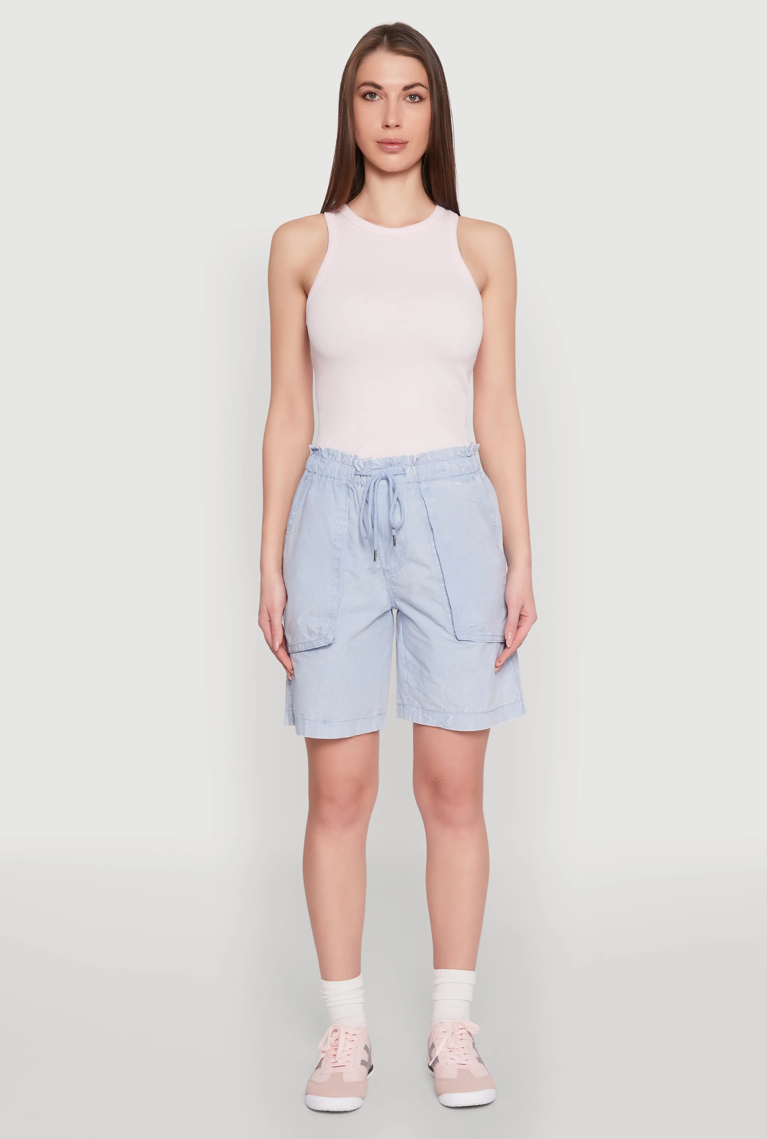 Poplin Drawstring Bermuda Shorts sold by Rainbow product image thumbnail 2