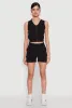 Sleeveless Cargo Pocket Crop Top sold by Rainbow