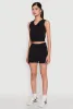 Sleeveless Cargo Pocket Crop Top sold by Rainbow