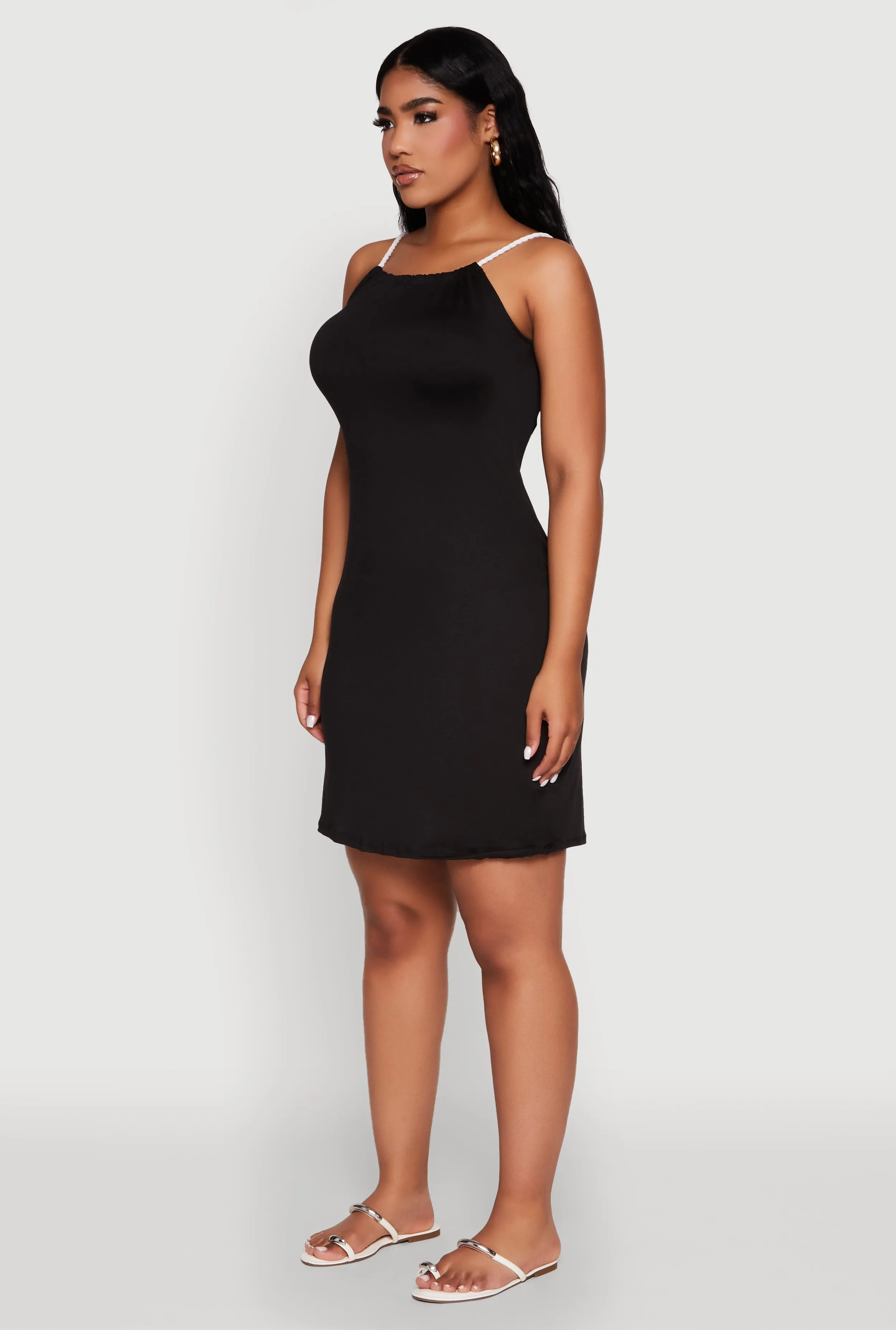 Almost Famous Rope Halter Dress sold by Rainbow product image thumbnail 3