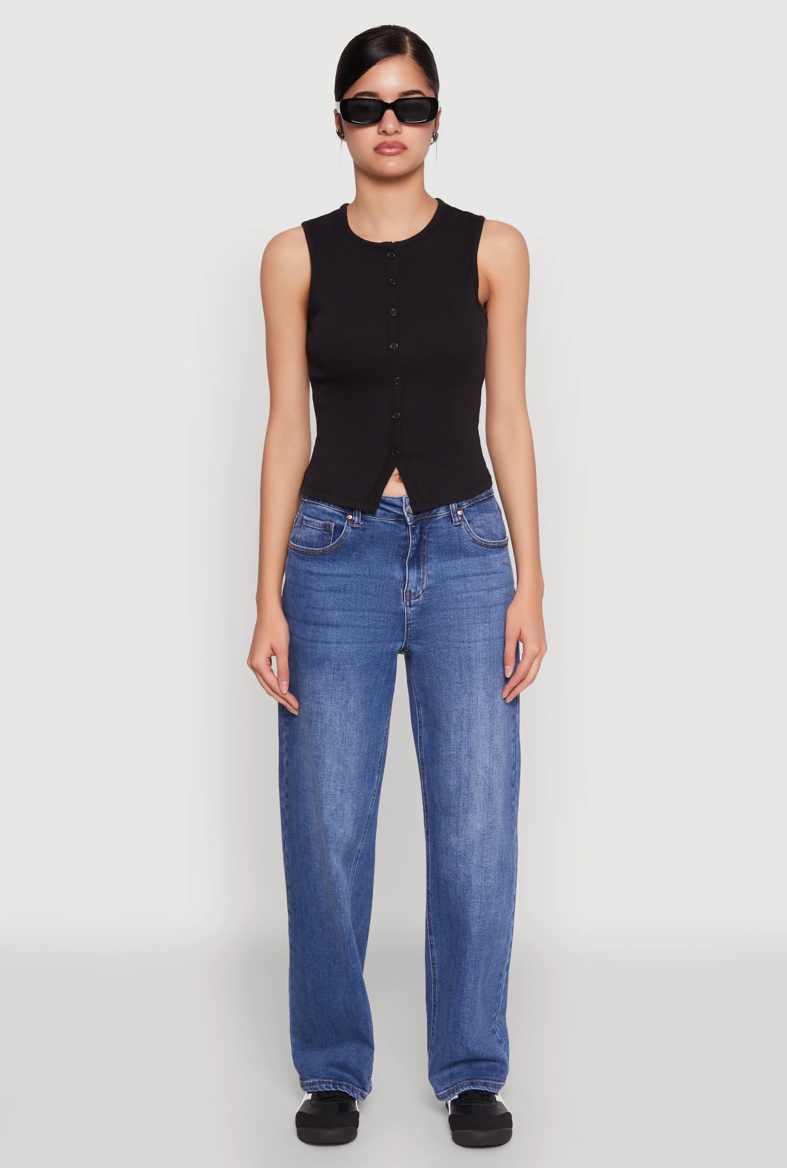 Almost Famous Rib Knit Vest sold by Rainbow product image thumbnail 3