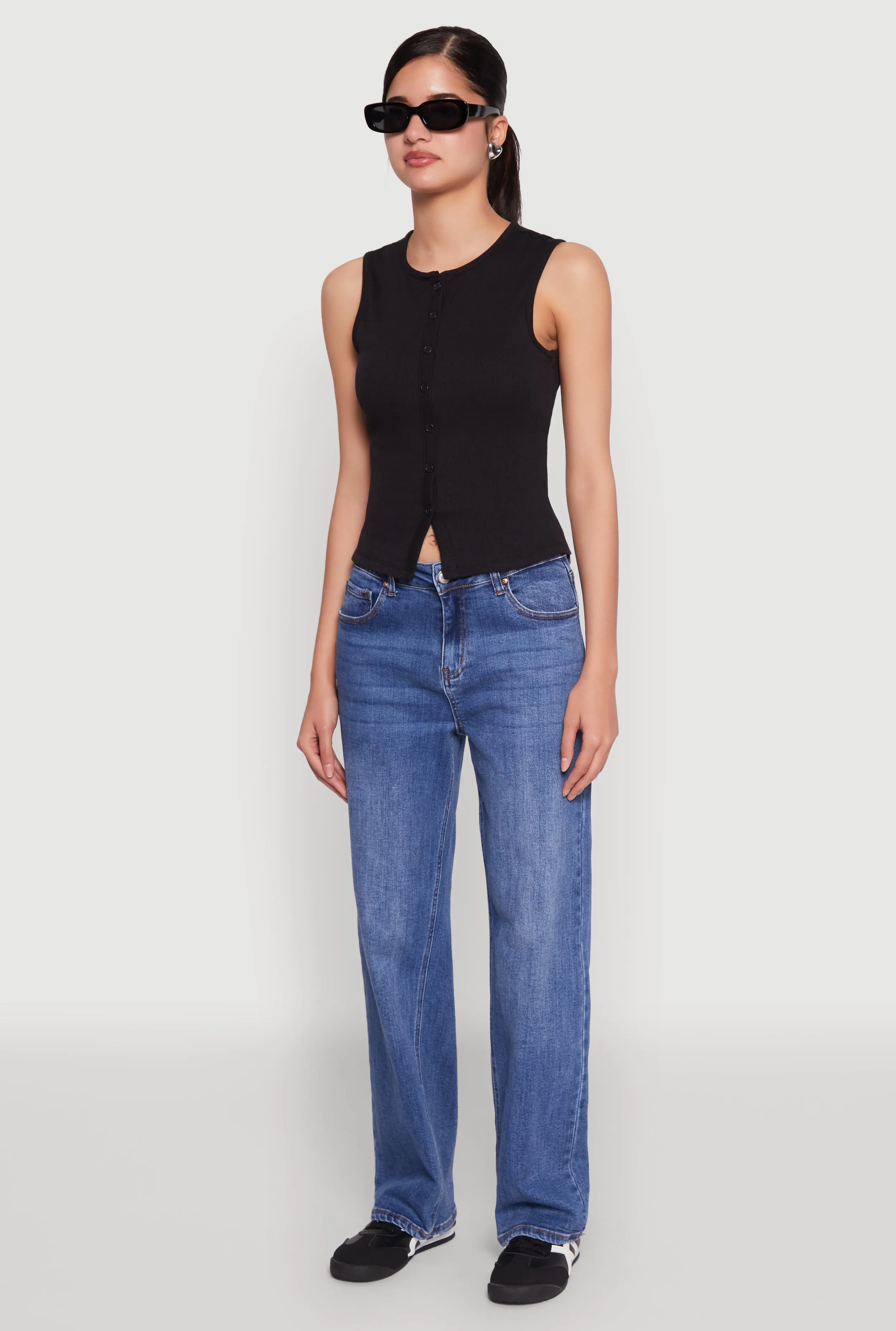 Almost Famous Rib Knit Vest sold by Rainbow product image thumbnail 5