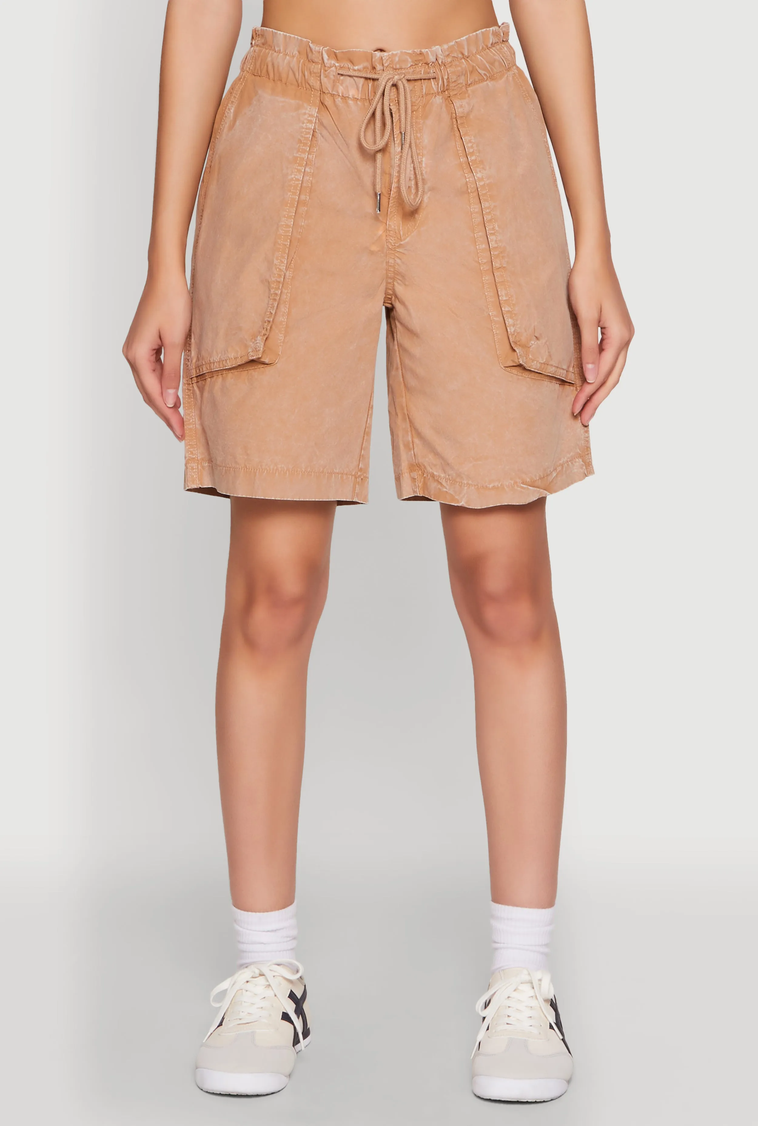 Poplin Drawstring Bermuda Shorts sold by Rainbow product image thumbnail 5