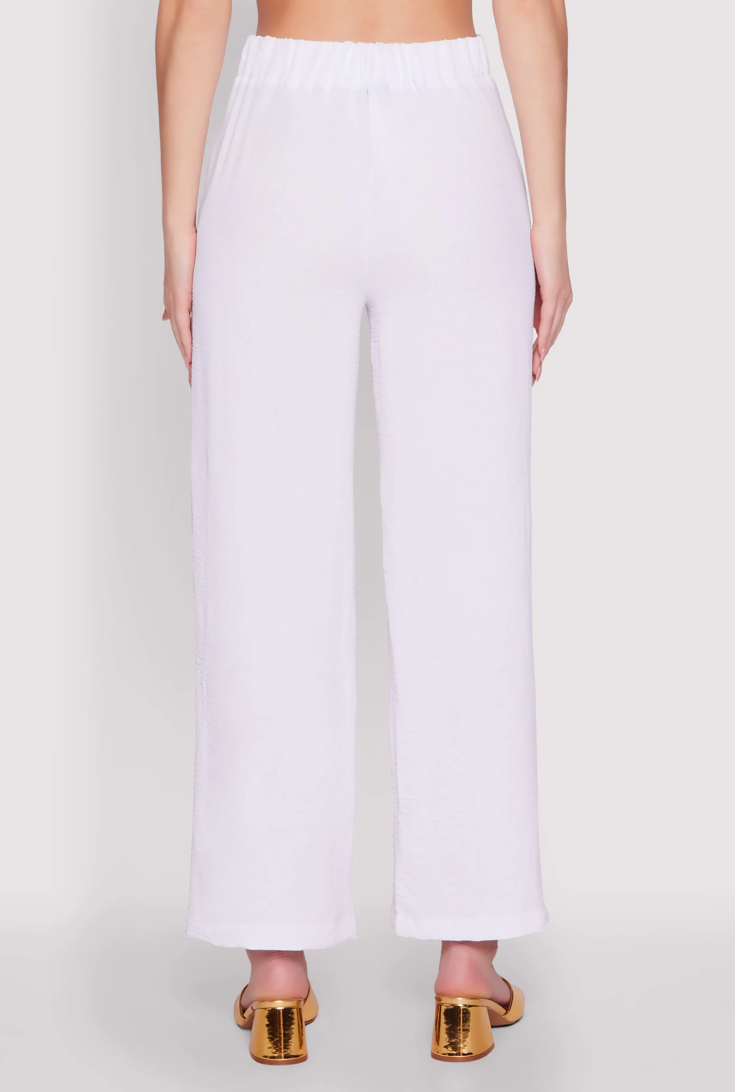 Airy Chain Belted Front Pants sold by Rainbow product image thumbnail 5