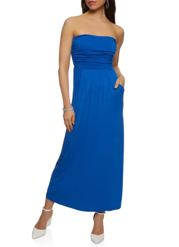 Bandeau Maxi Dress sold by Rainbow