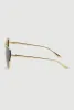 Metallic Frame Cat Eye Sunglasses sold by Rainbow