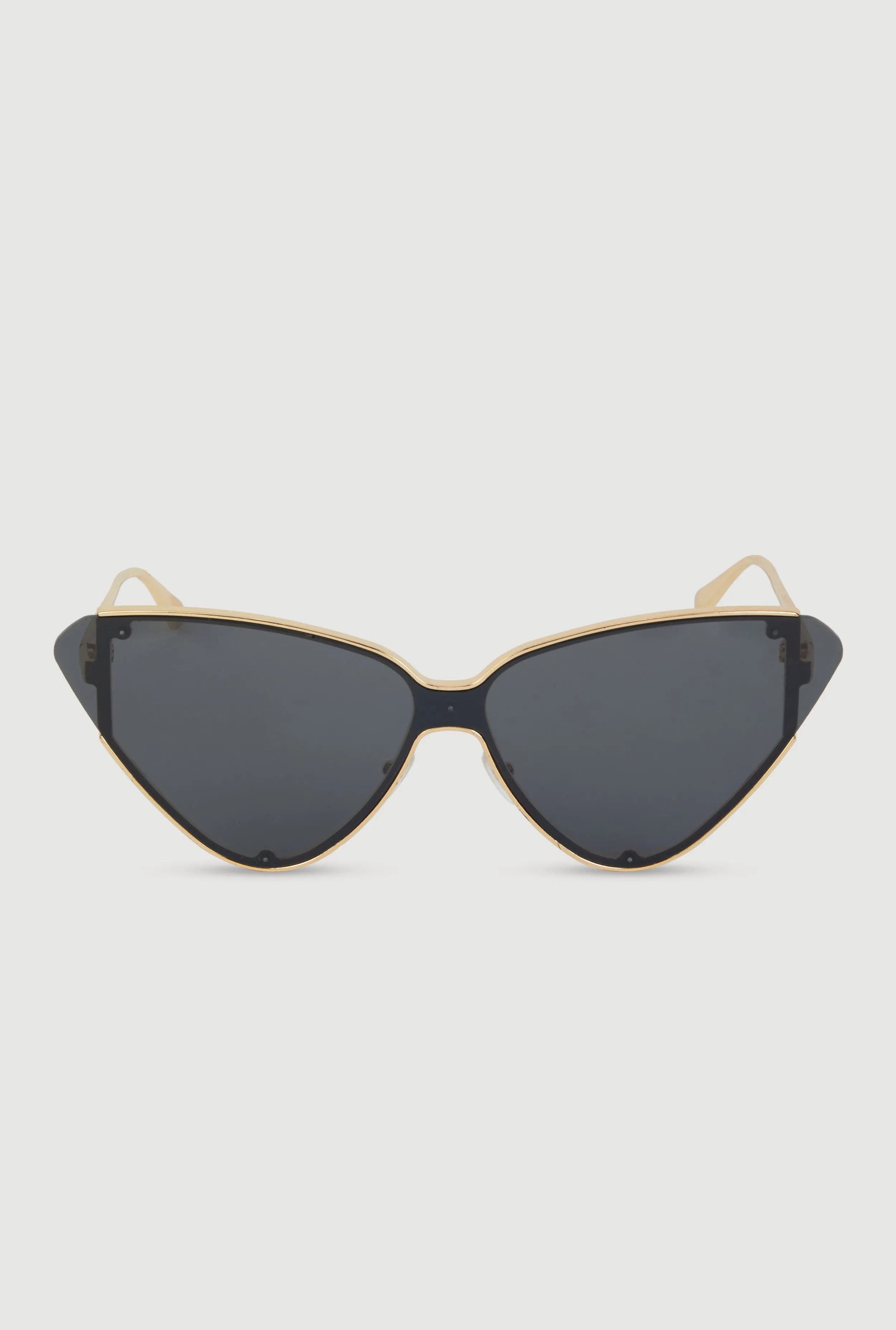 Metallic Frame Cat Eye Sunglasses sold by Rainbow