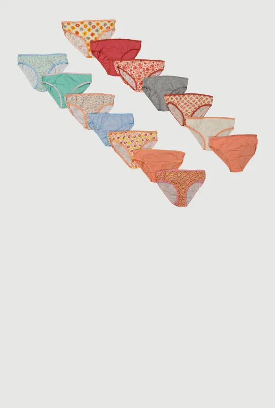 Girls Patterned Underwear 14 Pack sold by Rainbow