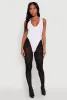 Seamless V Neck Thong Bodysuit sold by Rainbow