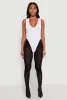 Seamless V Neck Thong Bodysuit sold by Rainbow