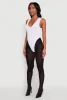 Seamless V Neck Thong Bodysuit sold by Rainbow