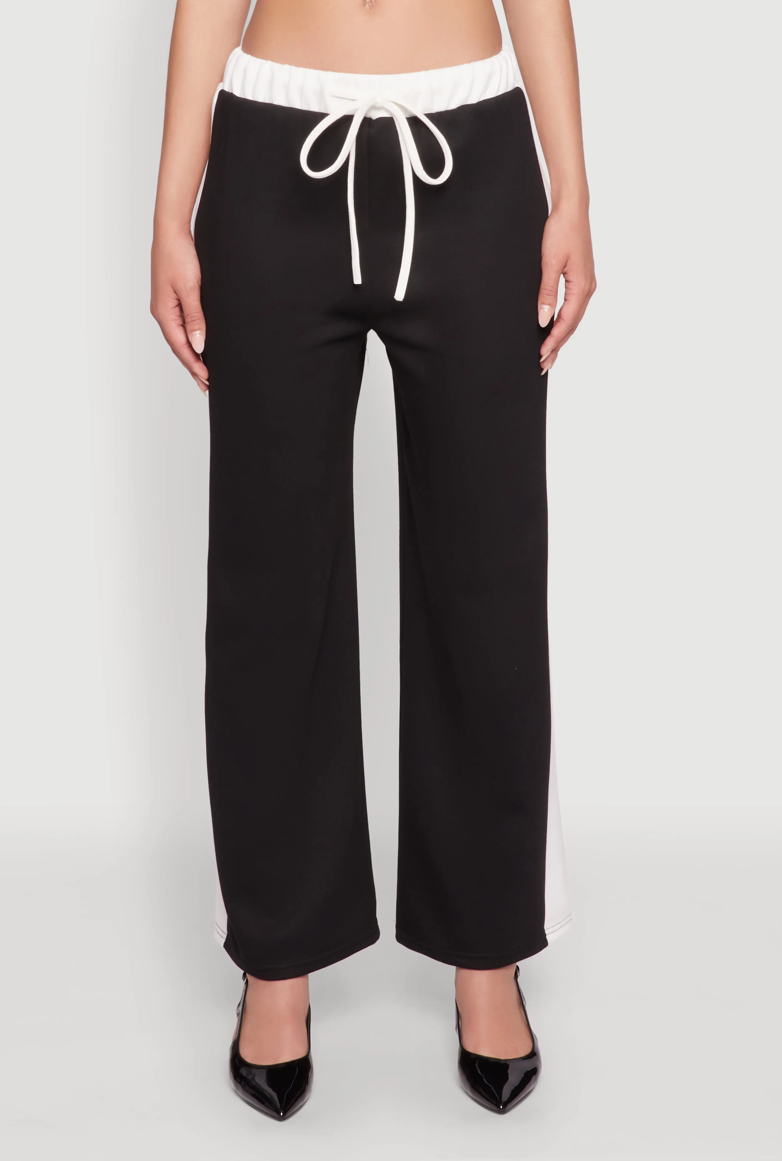 Contrast Trim Drawstring Waist Sweatpants sold by Rainbow product image thumbnail 3