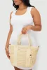 Tassel Detail Straw Tote Bag sold by Rainbow