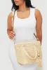 Tassel Detail Straw Tote Bag sold by Rainbow