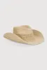 Beaded Toggle Drawstring Straw Cowboy Hat sold by Rainbow
