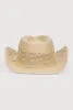 Beaded Toggle Drawstring Straw Cowboy Hat sold by Rainbow