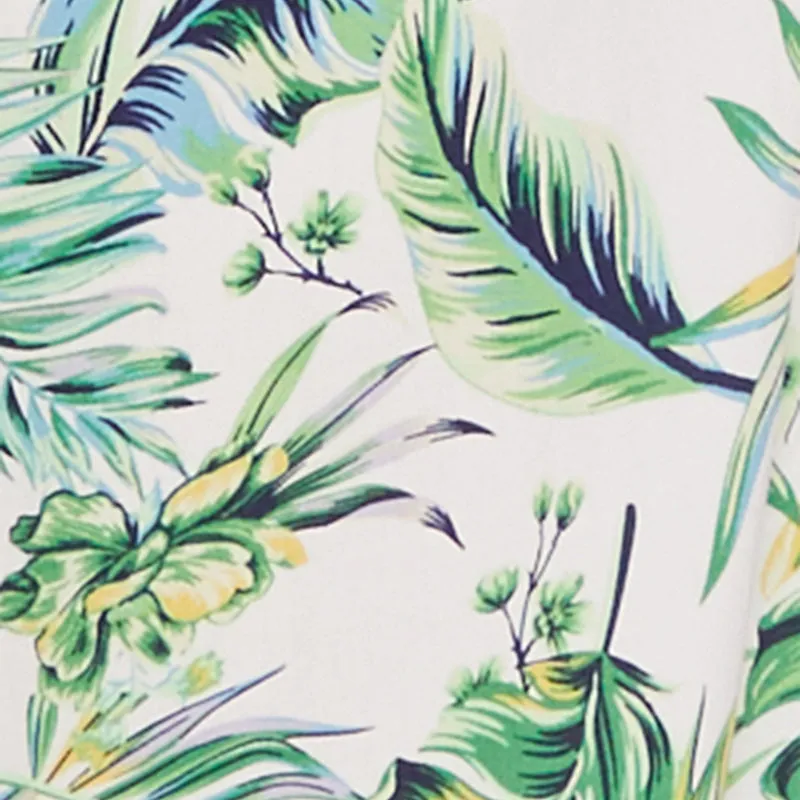 Plus Size Almost Famous Tropical Print Palazzo Pants sold by Rainbow product image thumbnail 4