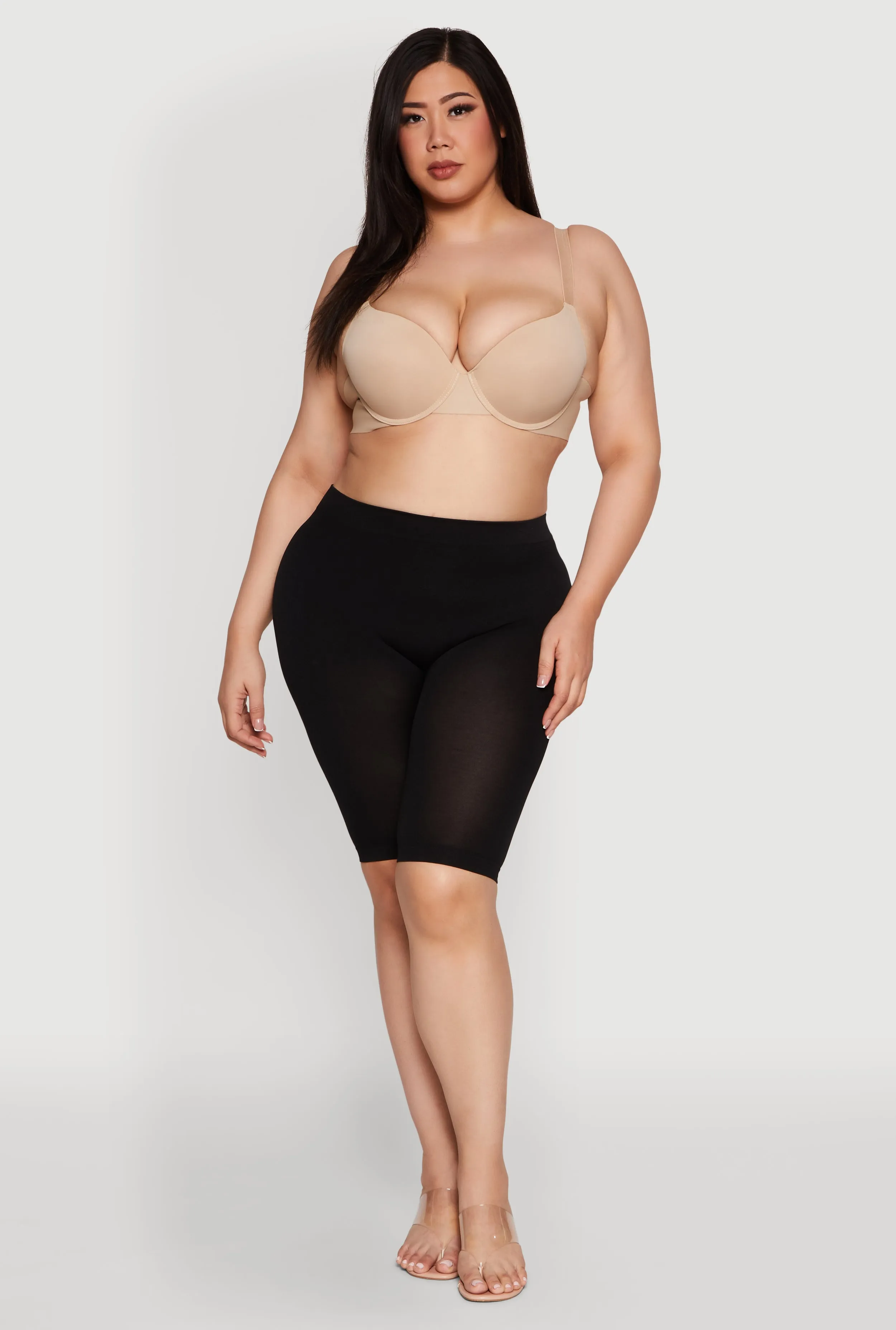 Plus Size Laser Cut Plunge Bra sold by Rainbow product image thumbnail 3