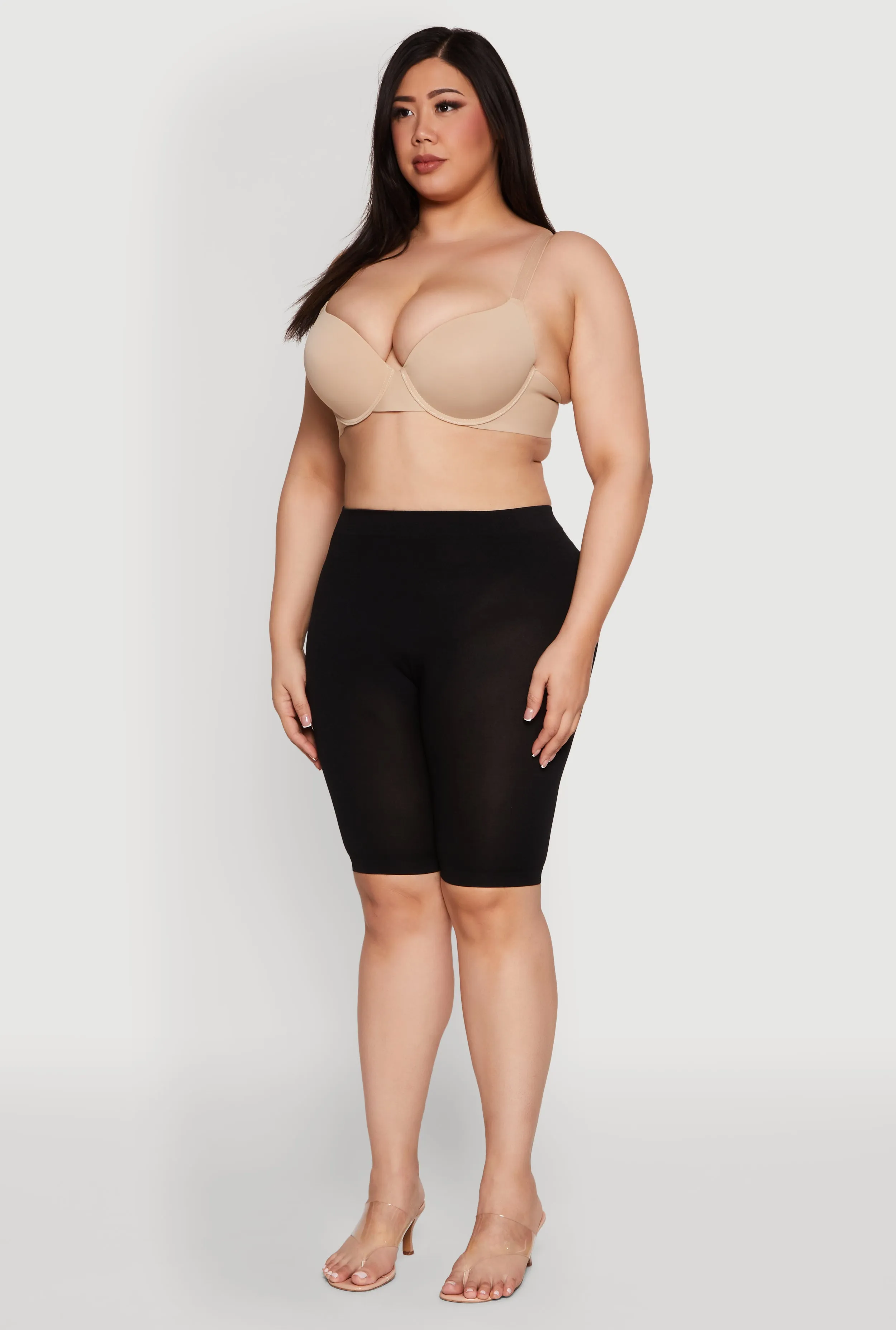 Plus Size Laser Cut Plunge Bra sold by Rainbow product image thumbnail 5