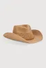 Beaded Toggle Drawstring Straw Cowboy Hat sold by Rainbow