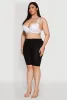 Plus Size Patterned Lace Scalloped Convertible Plunge Bra sold by Rainbow