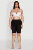 Plus Size Patterned Lace Scalloped Convertible Plunge Bra sold by Rainbow