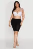 Plus Size Patterned Lace Scalloped Convertible Plunge Bra sold by Rainbow
