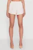 Haute Monde Pinstripe Paper Bag Waist Shorts sold by Rainbow
