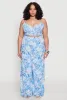 Plus Size Almost Famous Tropical Print Palazzo Pants sold by Rainbow