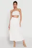 Airy Smocked High Waist Skirt sold by Rainbow