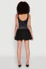 Printed Pattern Bubble Hem Dress sold by Rainbow