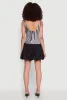 Printed Pattern Bubble Hem Dress sold by Rainbow